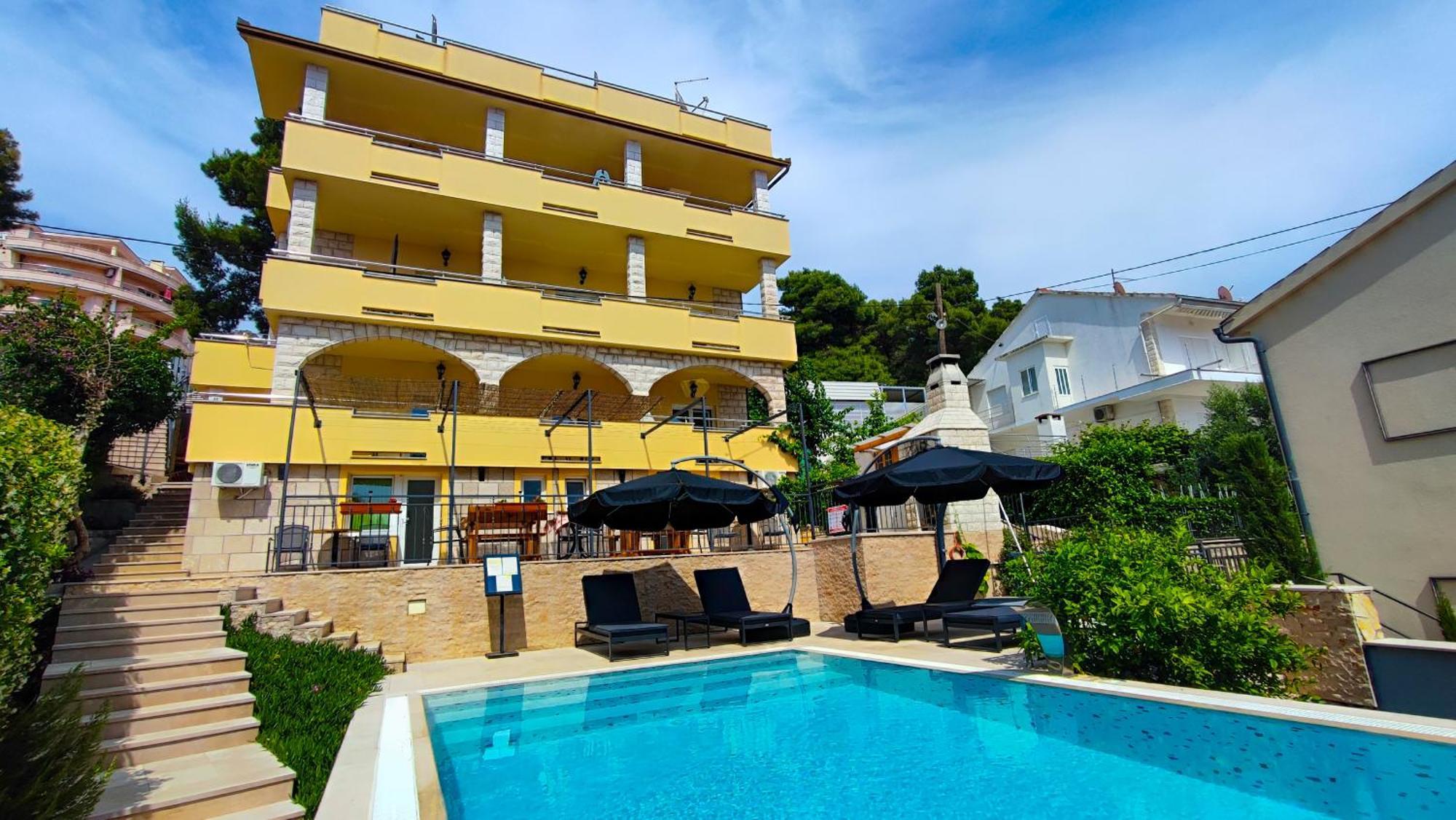 Villa Penava, Private Beach, Pool And 7Min To トロギール エクステリア 写真