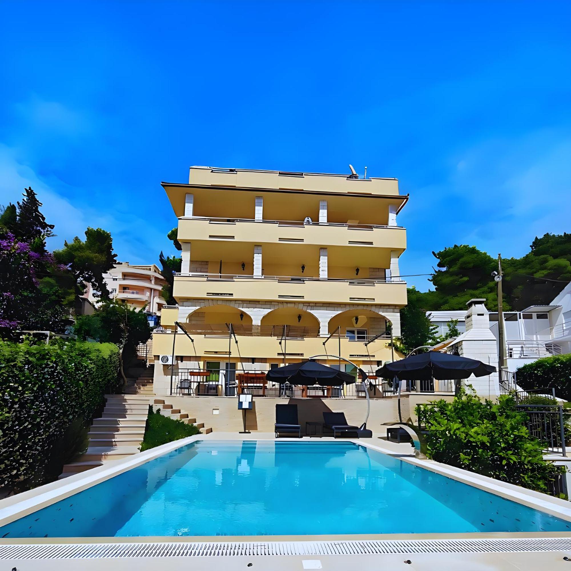Villa Penava, Private Beach, Pool And 7Min To トロギール エクステリア 写真